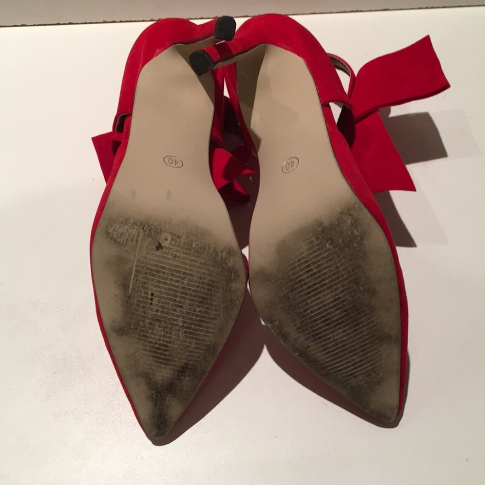 Red bow pump - Picture 4 of 4